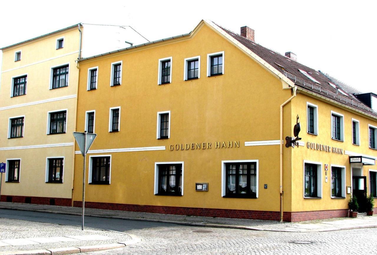 Gasthof Goldener Hahn Finsterwalde Exterior foto